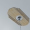 Ekena Millwork Chrysler Wood Fretwork Pierced Ceiling Medallion, Birch, 38"W x 19"H x 10"ID x 3/8"T CMWP38X19X0375CSBI - alternate 6